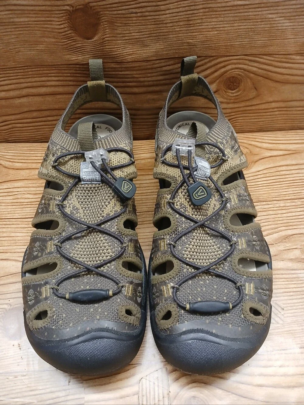 Keen Men's Olive Green Outdoor Sandal - Lightweight Adventure Shoe